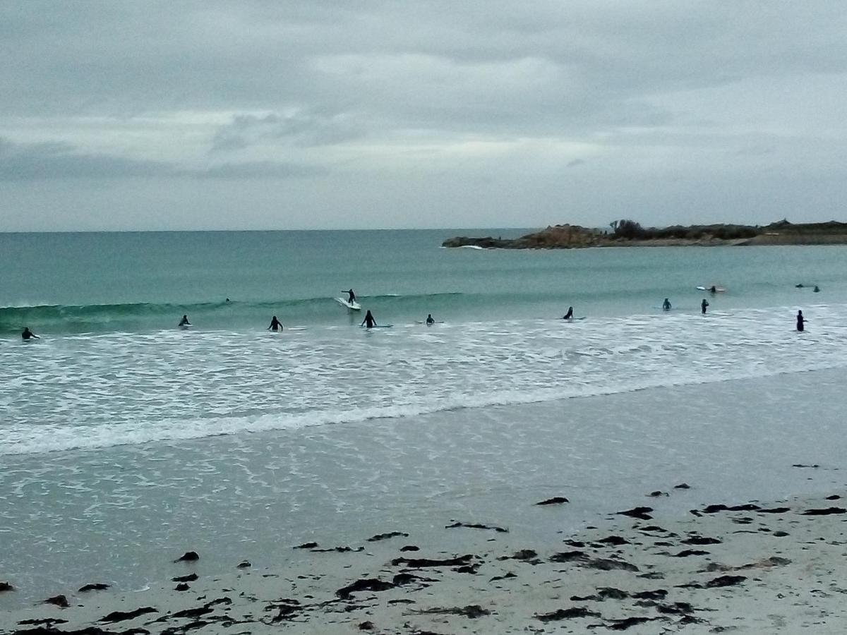 Maisonnette Vue Mer Panoramique Trestel Plage 4 Personnes Trevou-Treguignec Bagian luar foto