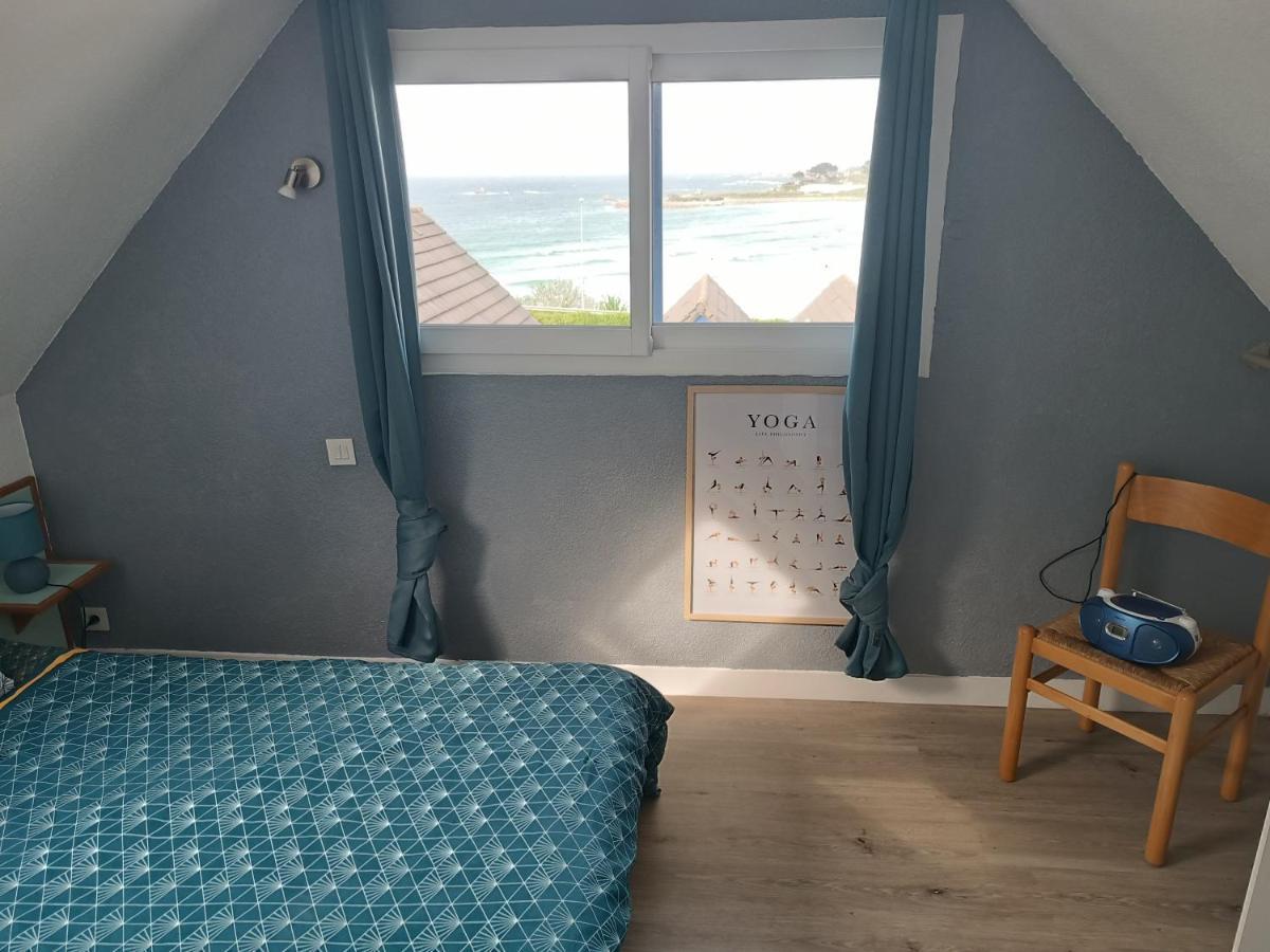 Maisonnette Vue Mer Panoramique Trestel Plage 4 Personnes Trevou-Treguignec Bagian luar foto